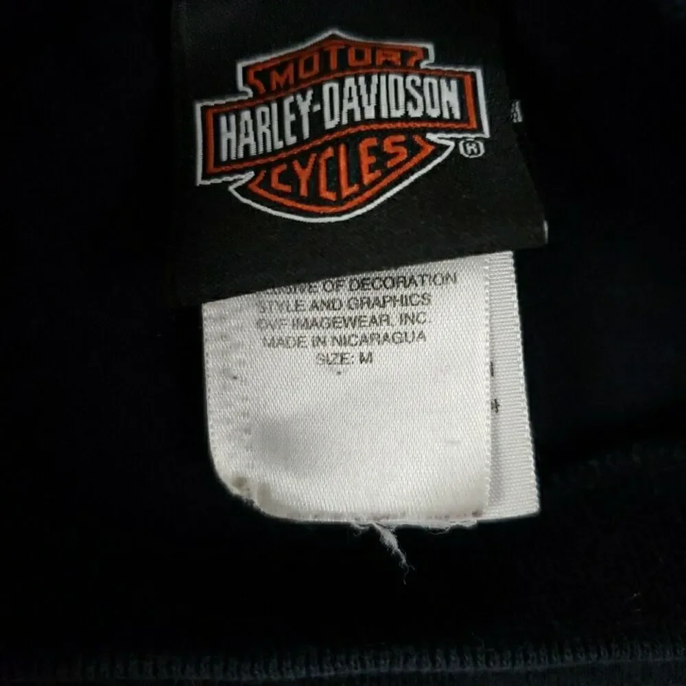 Harley Davidson T Shirt Short Sleeve Nags Head North Carolina Skull Men Sz M